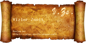 Vizler Zsolt névjegykártya